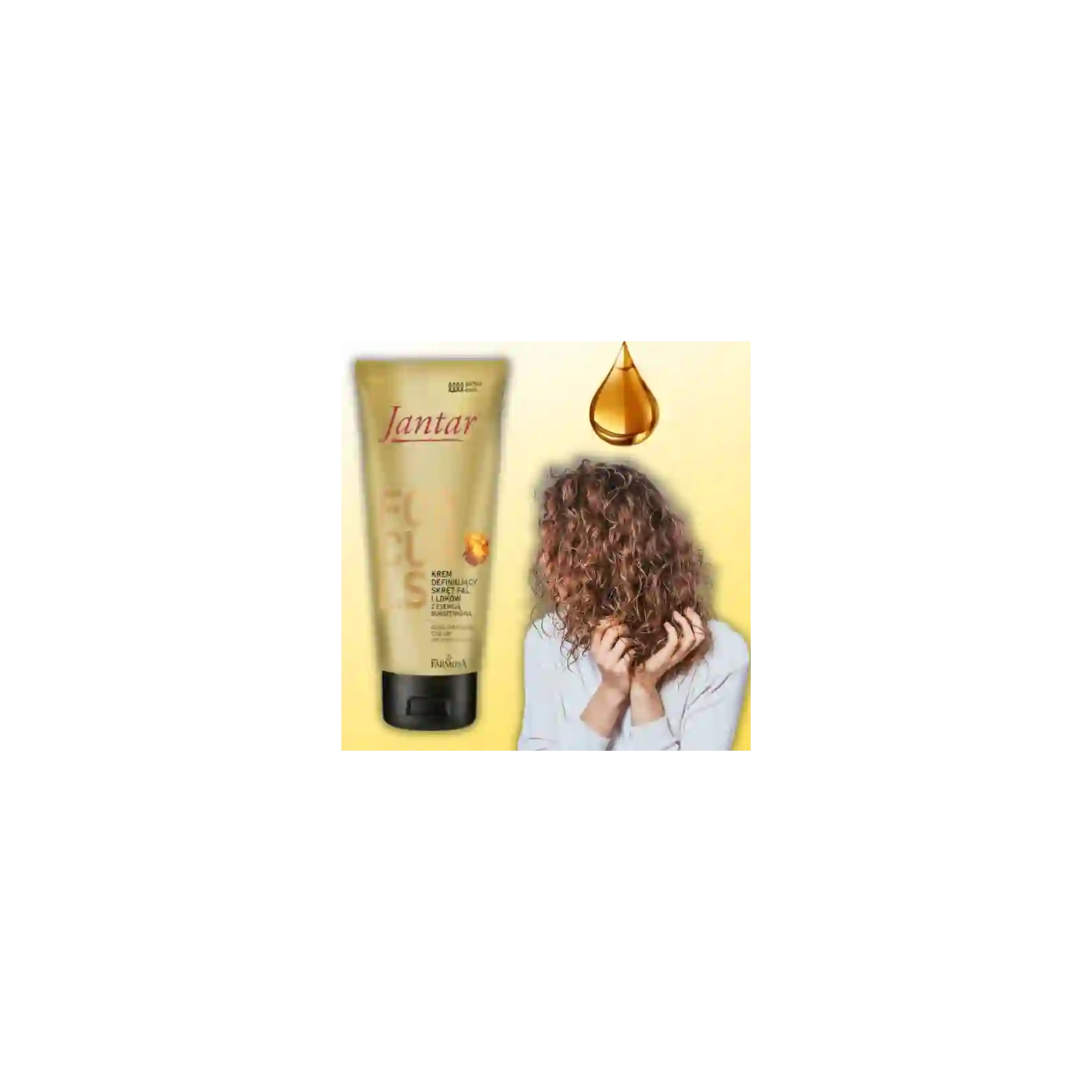 FARMONA Jantar For Curls krem definiujący skręt loków 100ml