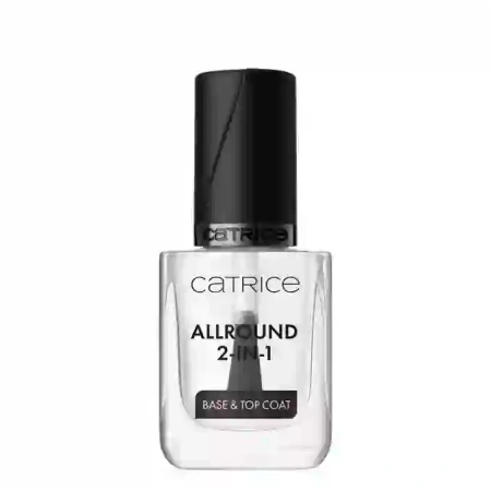 CATRICE Allround baza i top do paznokci 2w1 Błyszczące wykończenie 10,5ml