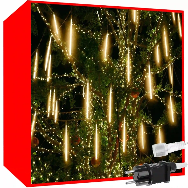 ECARLA Lampki Led światełka zewnętrzne Padający Śnieg METEORY Sople LAMP23CB