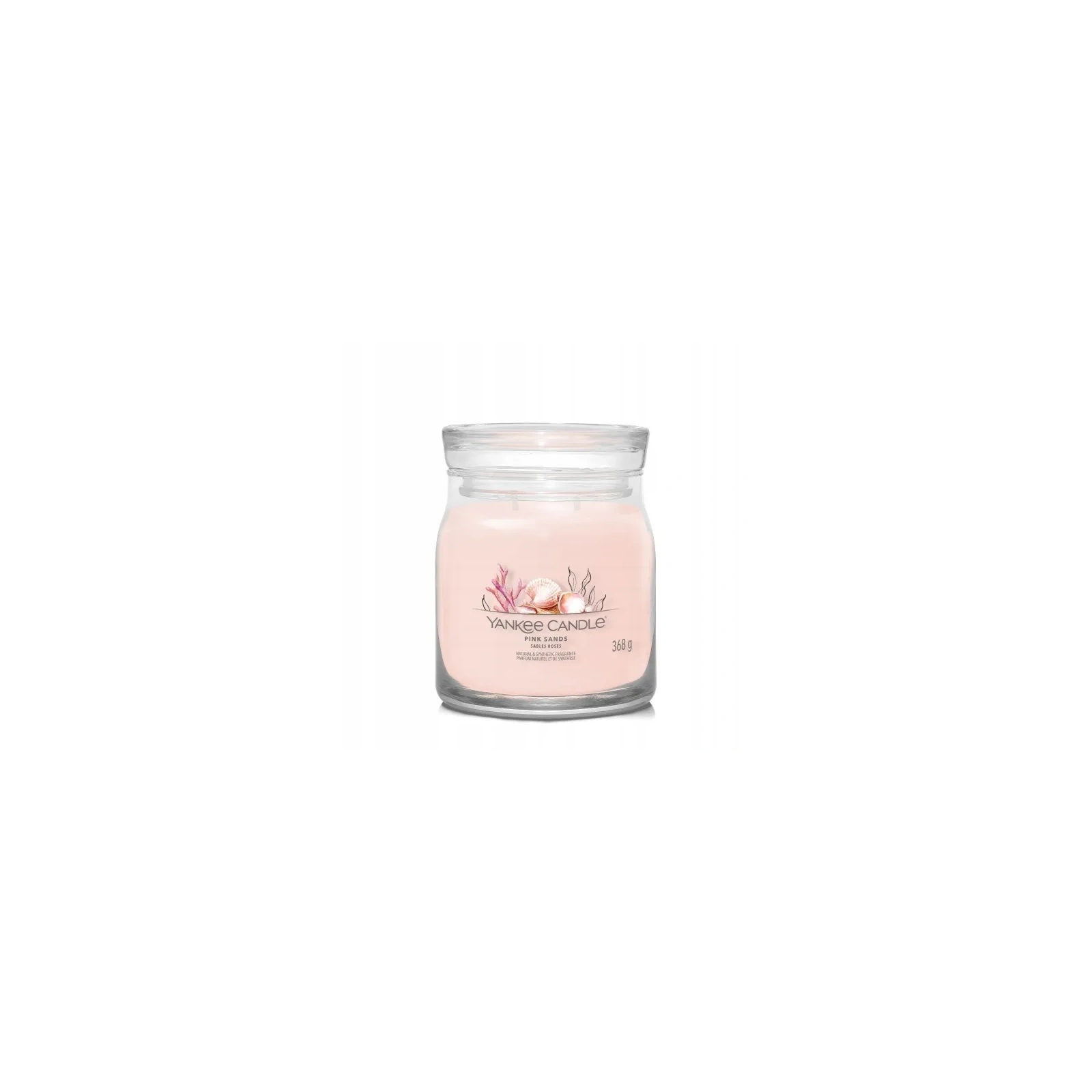 YANKEE CANDLE Signature Średnia świeca w słoiku PINK SANDS 368g