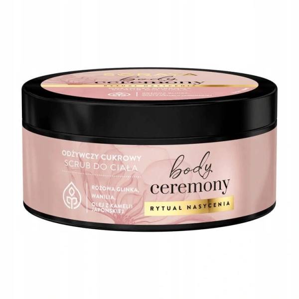 SORAYA Body Ceremony odżywczy cukrowy scrub do ciała Rytuał Nasycenia 200g