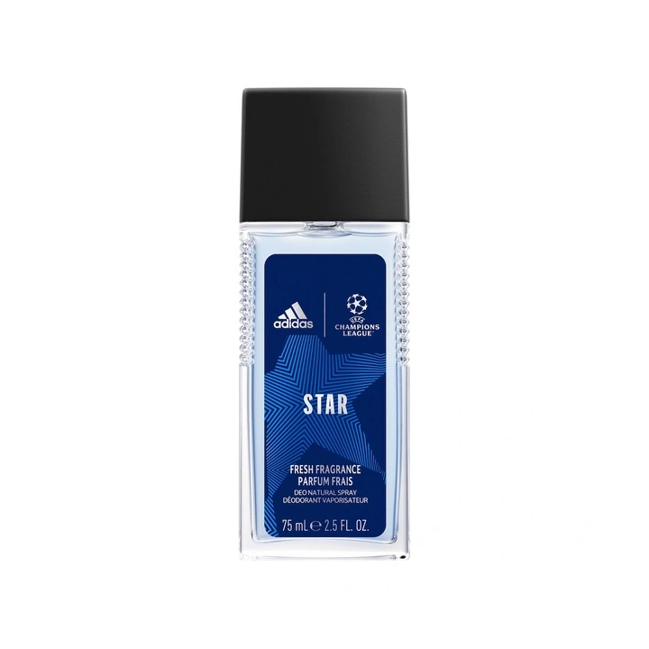 ADIDAS Men deo natural spray Champions League Star 75ml