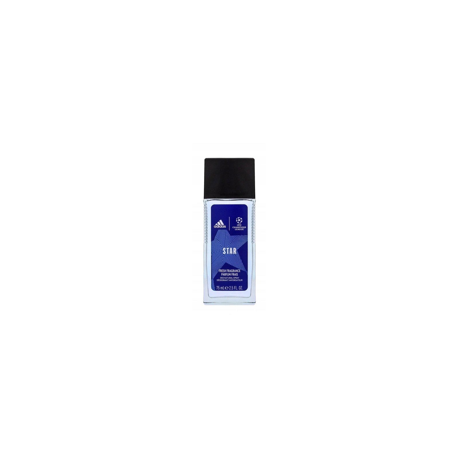 ADIDAS Men deo natural spray Champions League Star 75ml