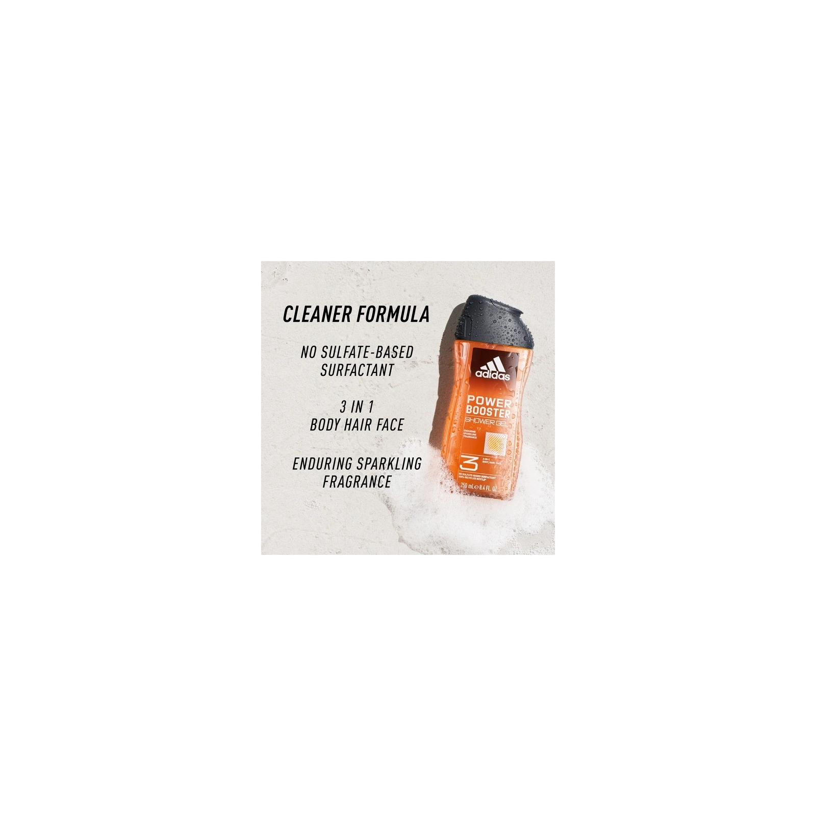 ADIDAS Men żel pod prysznic 3w1 Power Booster 400ml