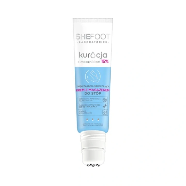 SHEFOOT Kuracja Z Mocznikiem krem z masażerem do stóp 50ml