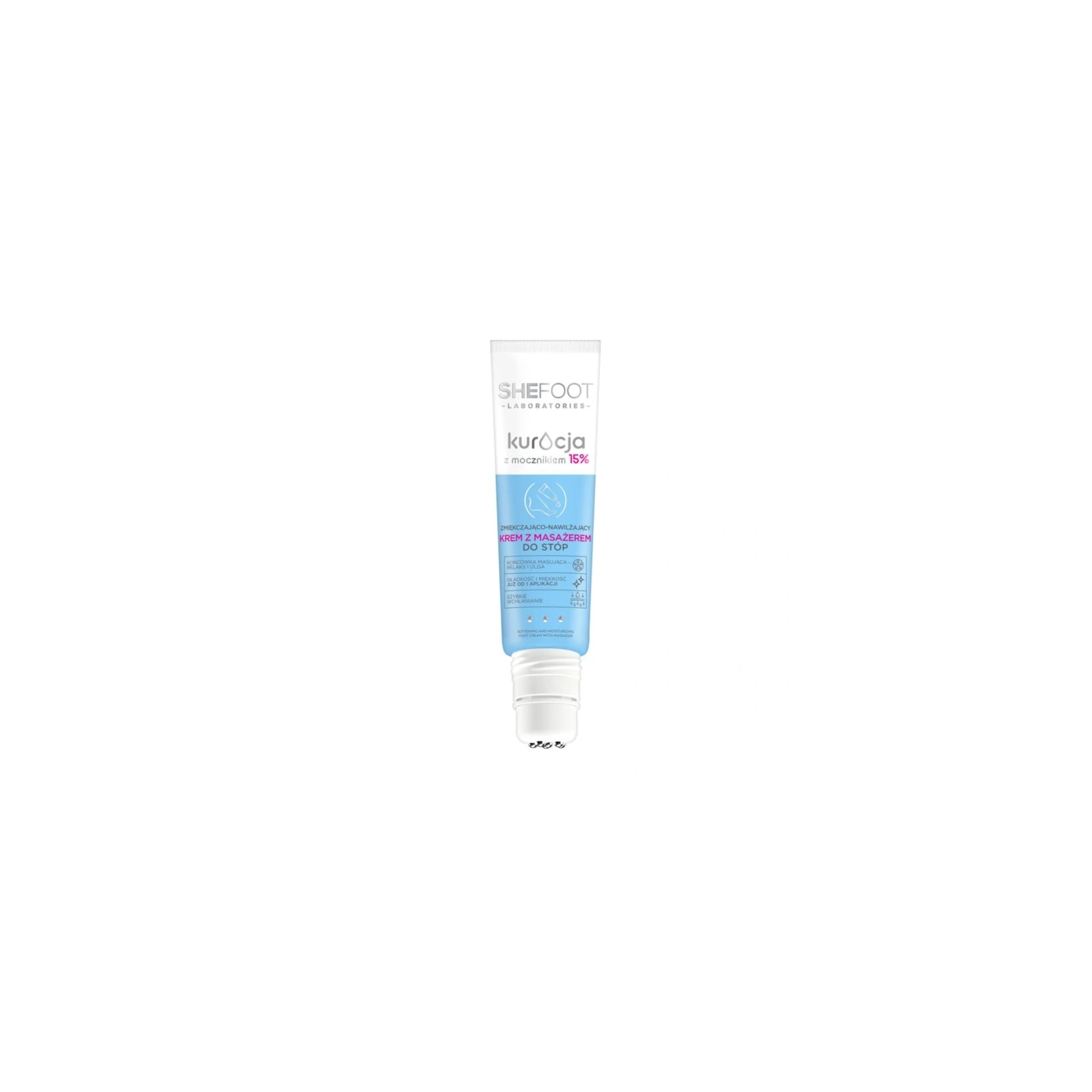 SHEFOOT Kuracja Z Mocznikiem krem z masażerem do stóp 50ml