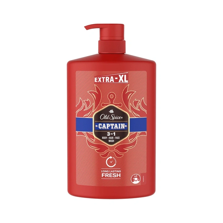 OLD SPICE Captain żel pod prysznic i szampon 3w1 1000ml