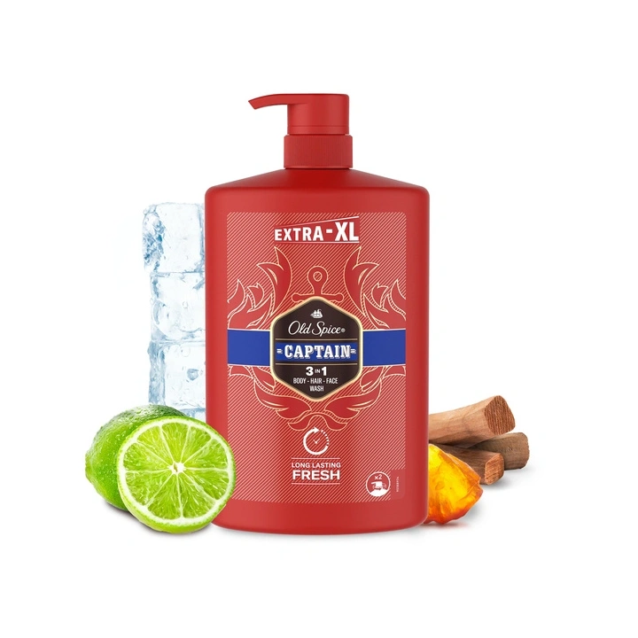 OLD SPICE Captain żel pod prysznic i szampon 3w1 1000ml
