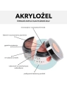 NEESS akrylożel budujący i przedłużający płytkę 7887 Milky Glitter 15g