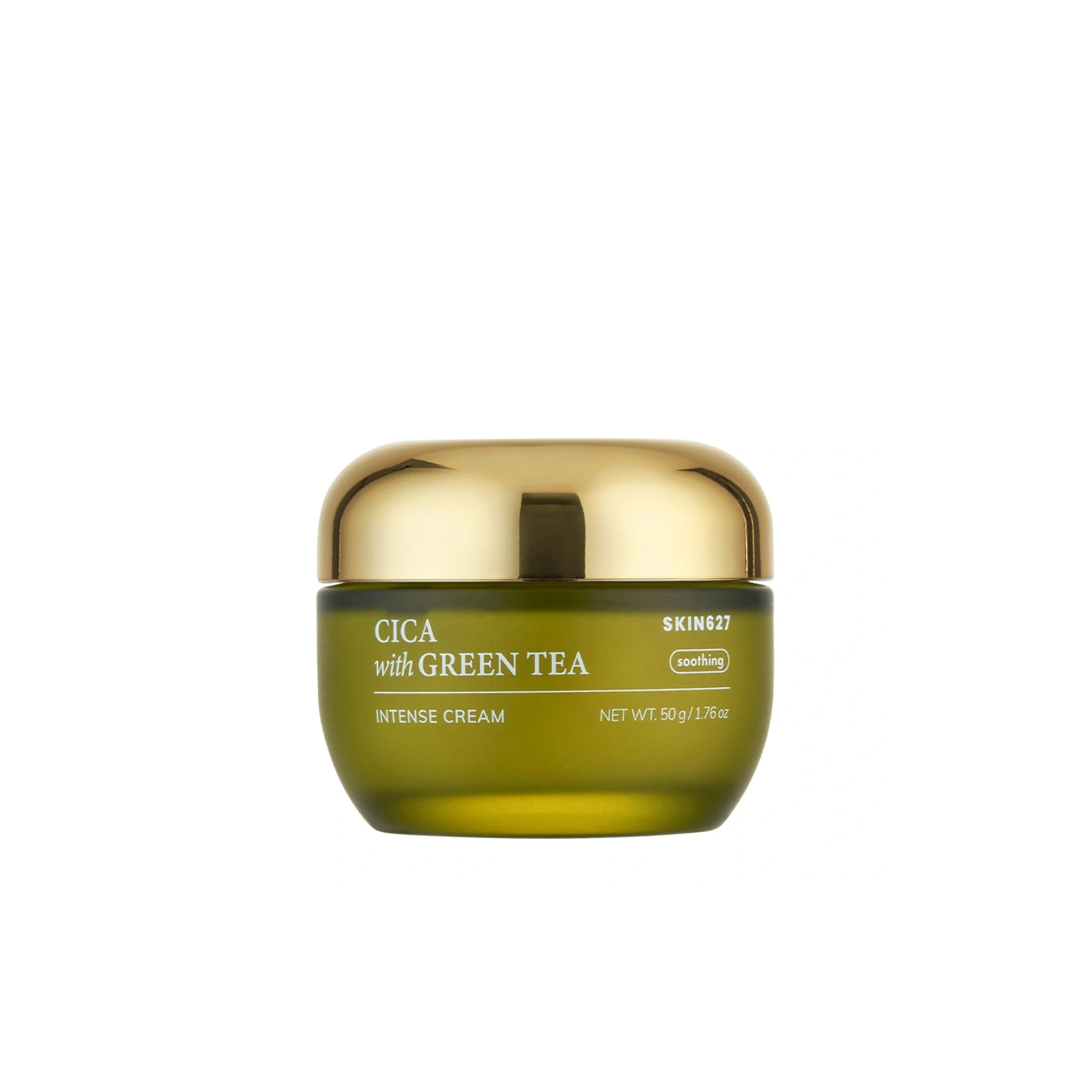 SKIN627 Cica With Green Tea krem do twarzy kojąco-nawilżający 50g