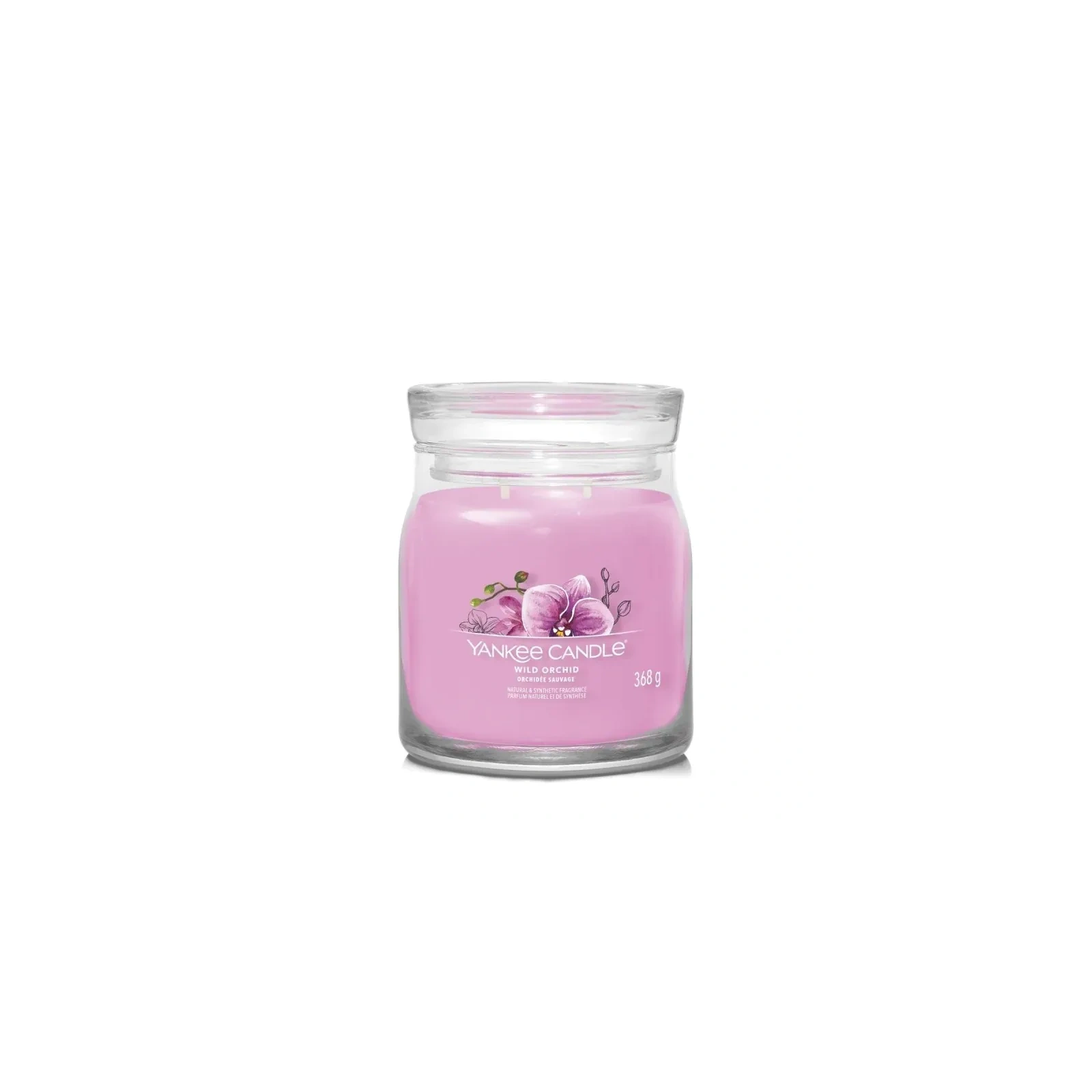 YANKEE CANDLE Signature Średnia świeca w słoiku WILD ORCHID 368g