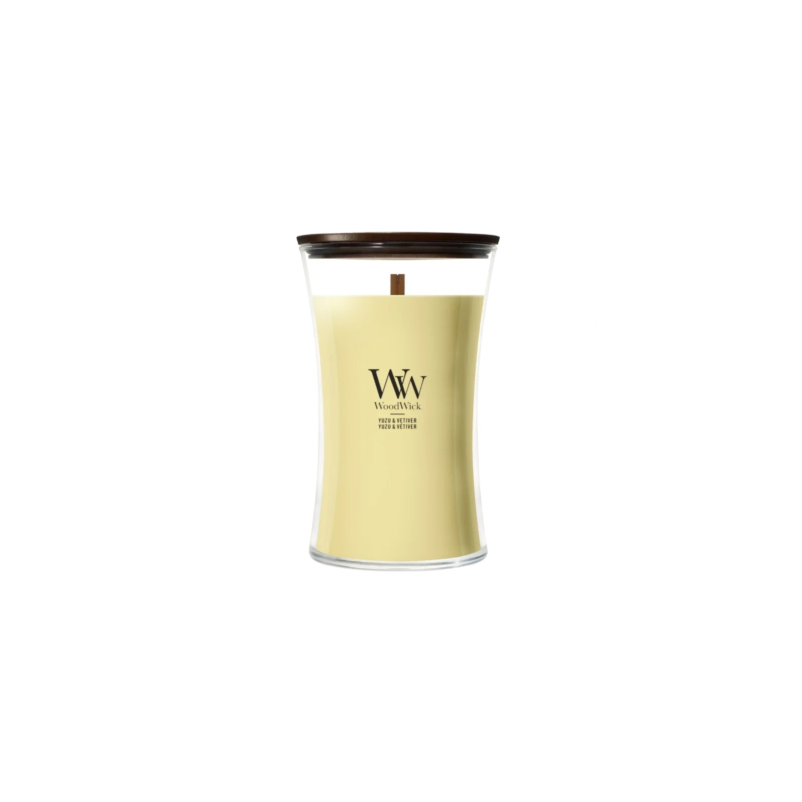WOODWICK Pluswick duża świeca w słoiku YUZU & VETIVER 609,5g