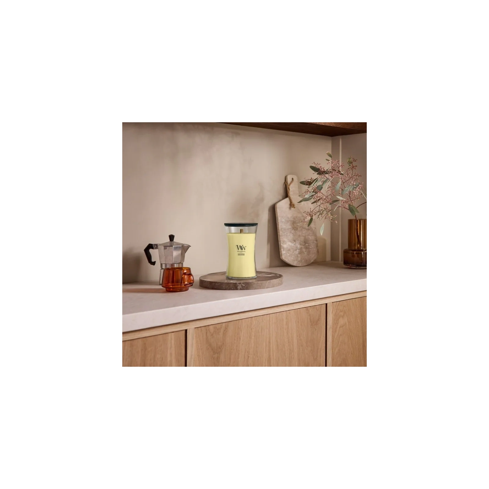 WOODWICK Pluswick duża świeca w słoiku YUZU & VETIVER 609,5g