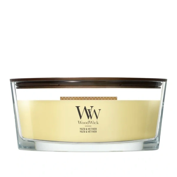 WOODWICK Core Hearthwick świeca w słoiku YUZU & VETIVER 453g