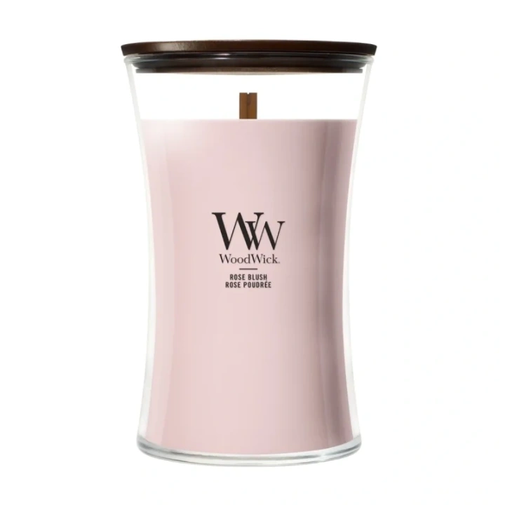 WOODWICK Pluswick duża świeca w słoiku ROSE BLUSH 609,5g