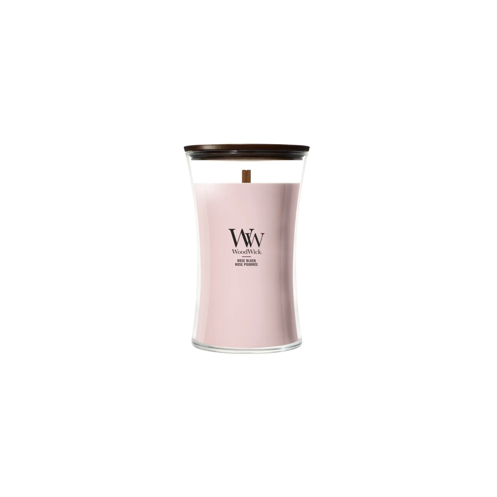 WOODWICK Pluswick duża świeca w słoiku ROSE BLUSH 609,5g