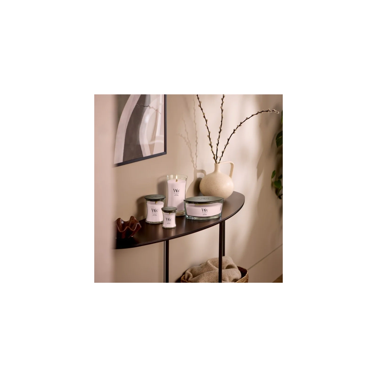 WOODWICK Pluswick duża świeca w słoiku ROSE BLUSH 609,5g
