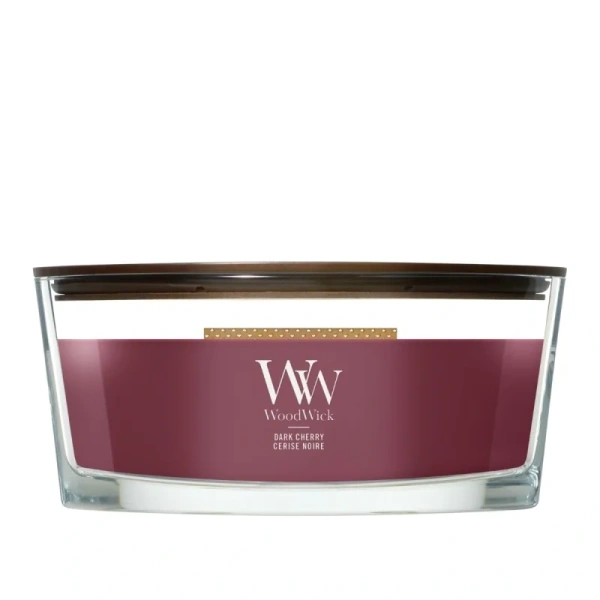 WOODWICK Core Hearthwick świeca w słoiku elipsa DARK CHERRY 453g