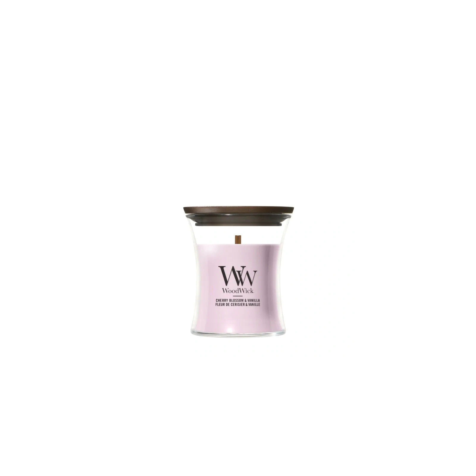 WOODWICK Pluswick Mała mała świeca w słoiku CHERRY BLOSSOM & VANILLA 85g