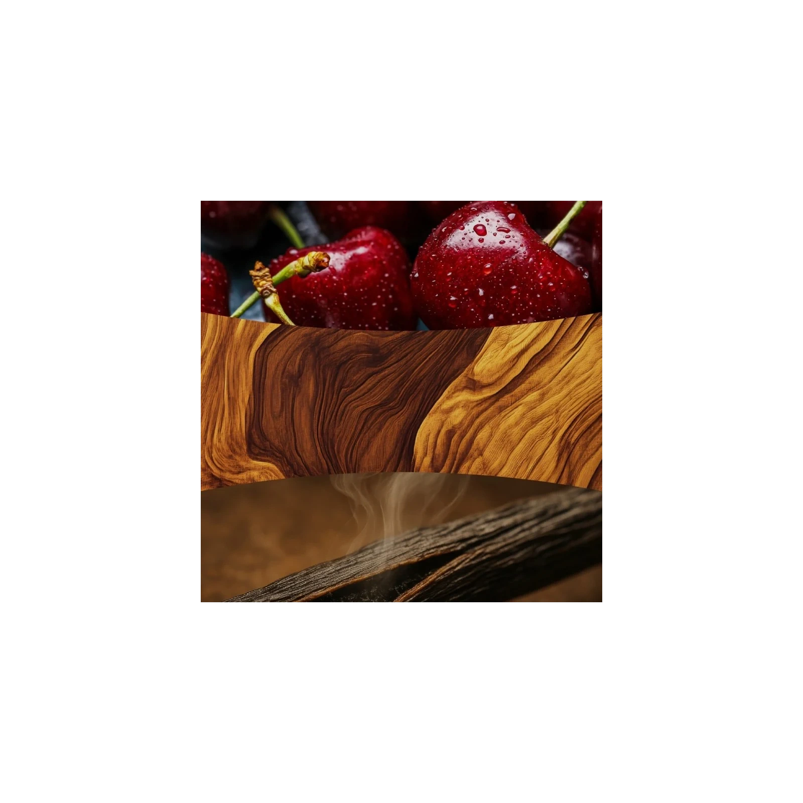 WOODWICK Pluswick Średnia świeca w słoiku DARK CHERRY 275g