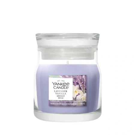 YANKEE CANDLE Signature Mini świeca w słoiku LAVENDER VANILLA 37g