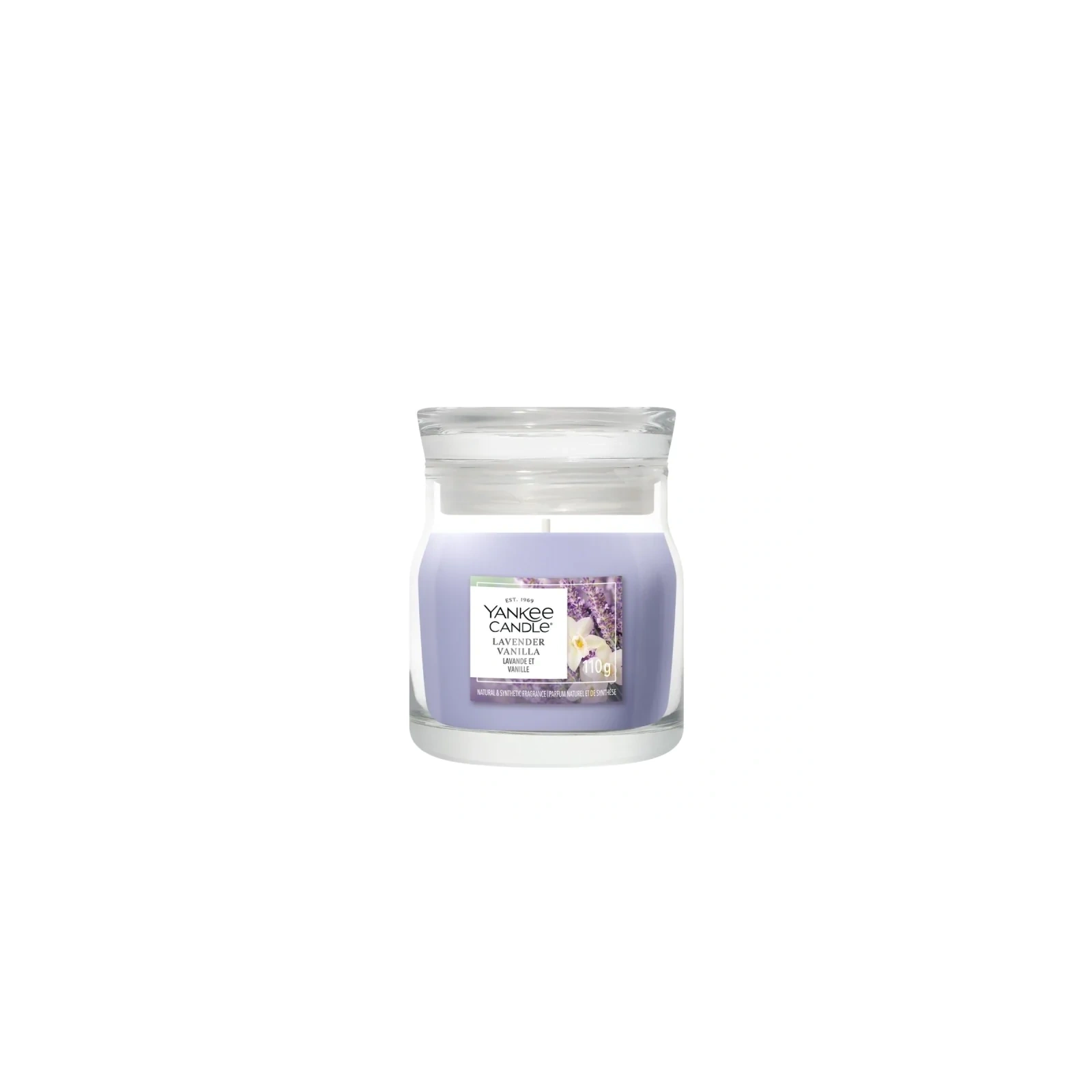 YANKEE CANDLE Signature Mini świeca w słoiku LAVENDER VANILLA 37g