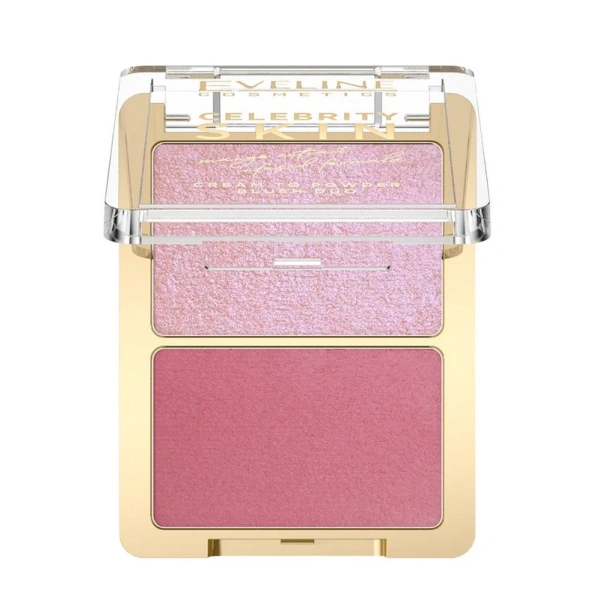 EVELINE Celebrity Skin kremowy róż do policzków duet 01 Soft Harmony 8g