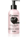 DELIA Cameleo Coloring Mask maska koloryzująca do włosów 3w1 Szlachetna Czerń 120ml