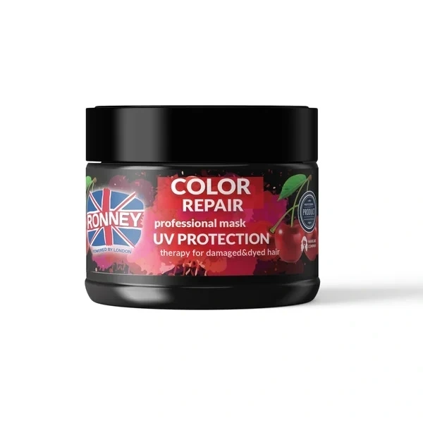 RONNEY Color Repair Cherry UV Protection maska do włosów farbowanych 300ml