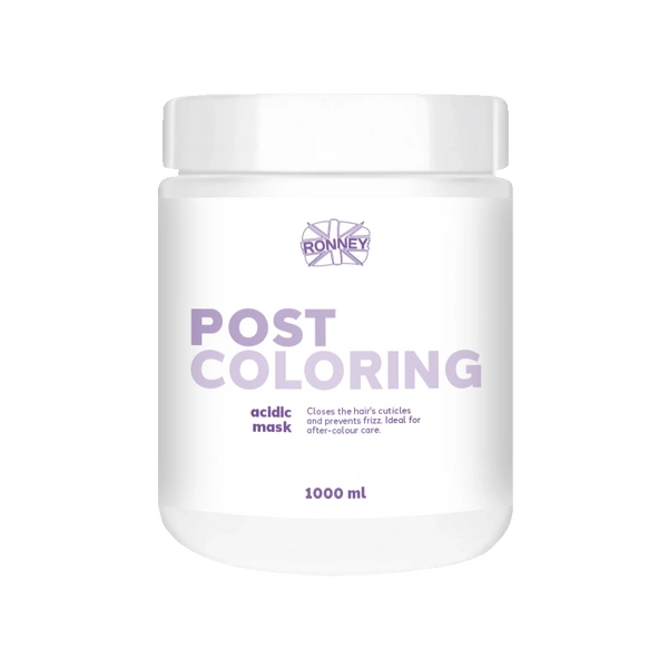 RONNEY Professional Post Coloring maska do włosów zakwaszająca 1000ml