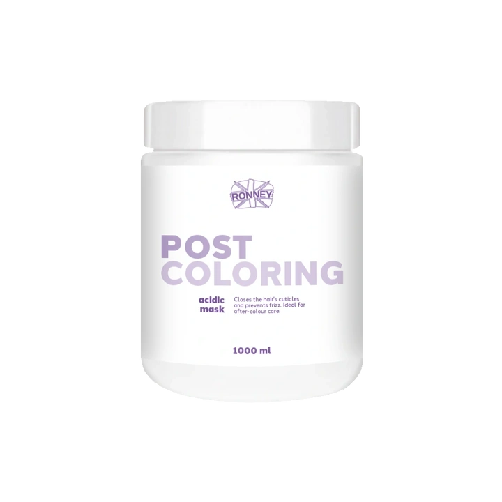 RONNEY Professional Post Coloring maska do włosów zakwaszająca 1000ml