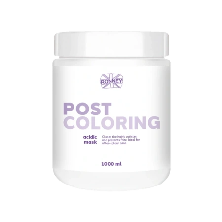 RONNEY Professional Post Coloring maska do włosów zakwaszająca 1000ml