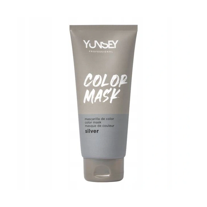 YUNSEI Color Mask maska koloryzująca do włosów wegańska Silver 200ml 