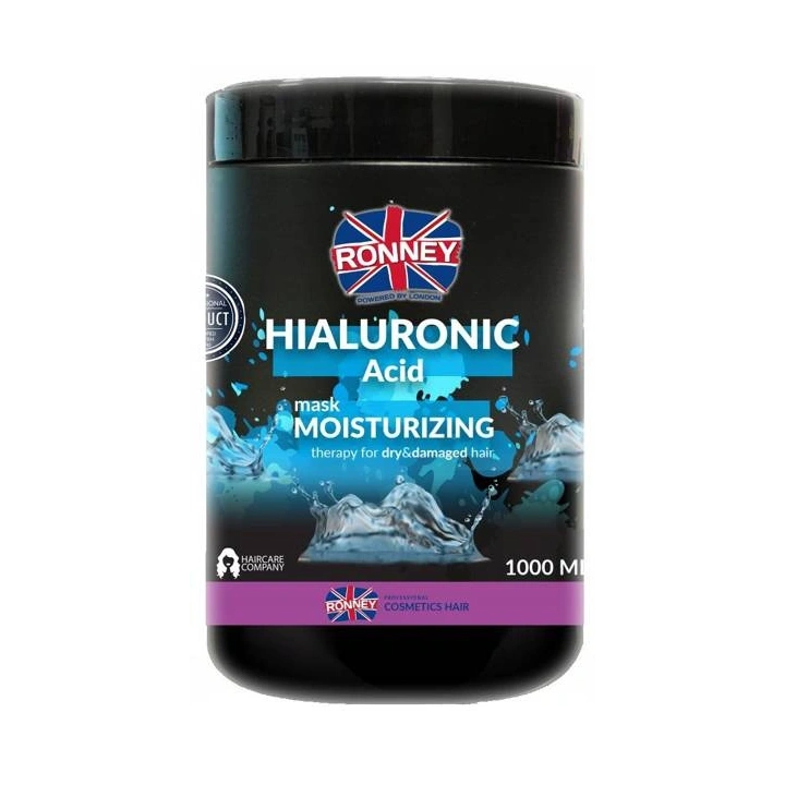 RONNEY Hialuronic Complex nawilżająca maska do włosów suchych i zniszczonych 1000ml