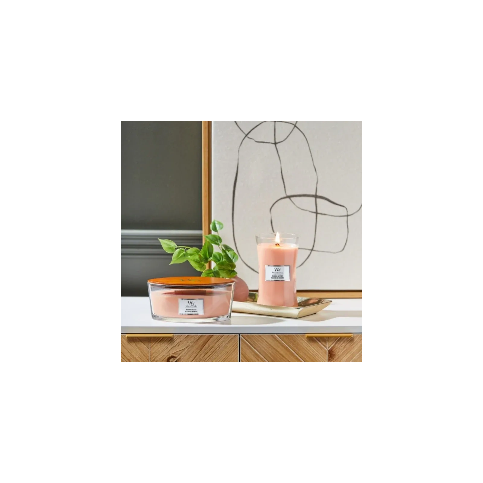 WOODWICK Core Hearthwick świeca w słoiku MANUKA NECTAR 453g