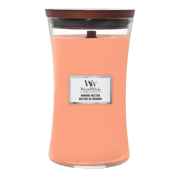 WOODWICK Pluswick duża świeca w słoiku MANUKA NECTAR 609,5g