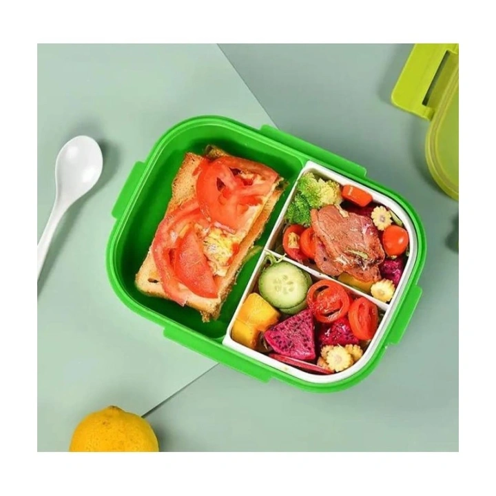 ECARLA Lunch Box śniadaniówka zestaw z bidonem Zielony PJM47ZIE
