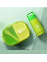 ECARLA Lunch Box śniadaniówka zestaw z bidonem Zielony PJM47ZIE