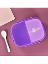 ECARLA Lunch Box śniadaniówka zestaw z bidonem Fioletowy PJM47F