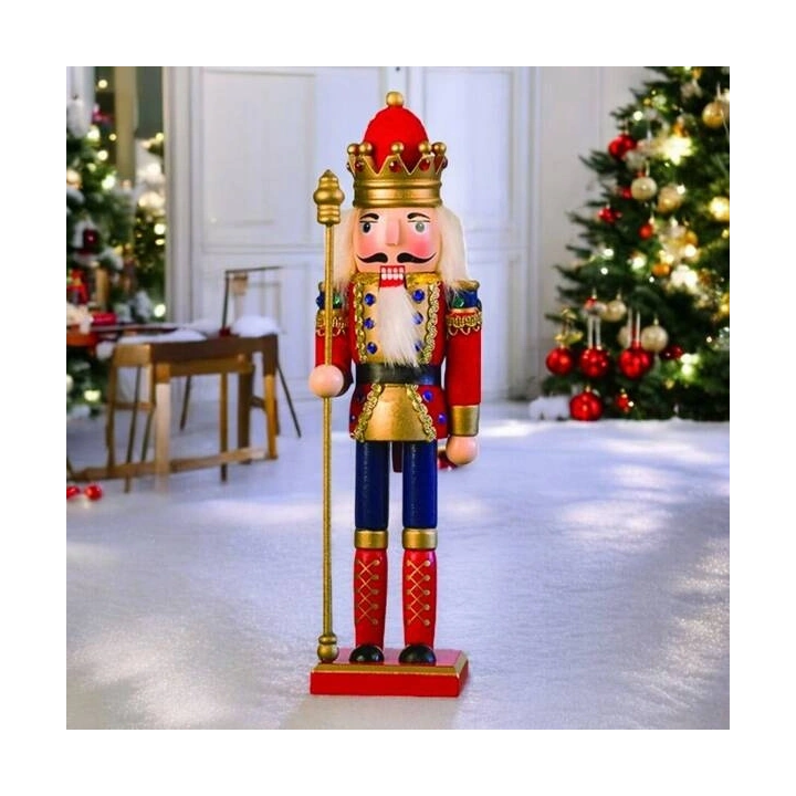 ECARLA figurka Boże Narodzenie 30cm Dziadek do Orzechów KSN155 