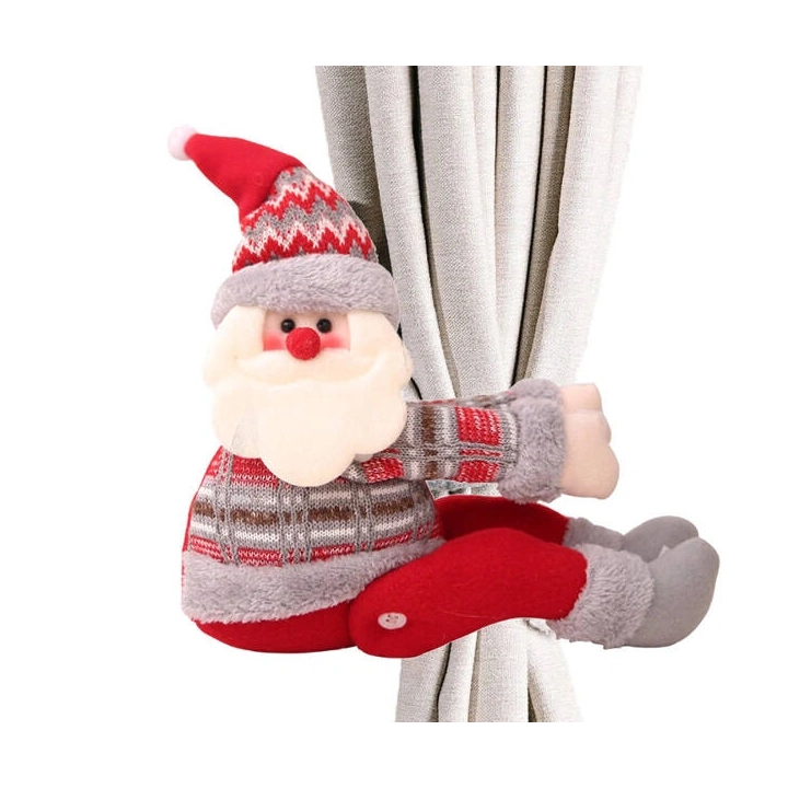 ECARLA krasnal świąteczny na rzep 34 cm KSN38 