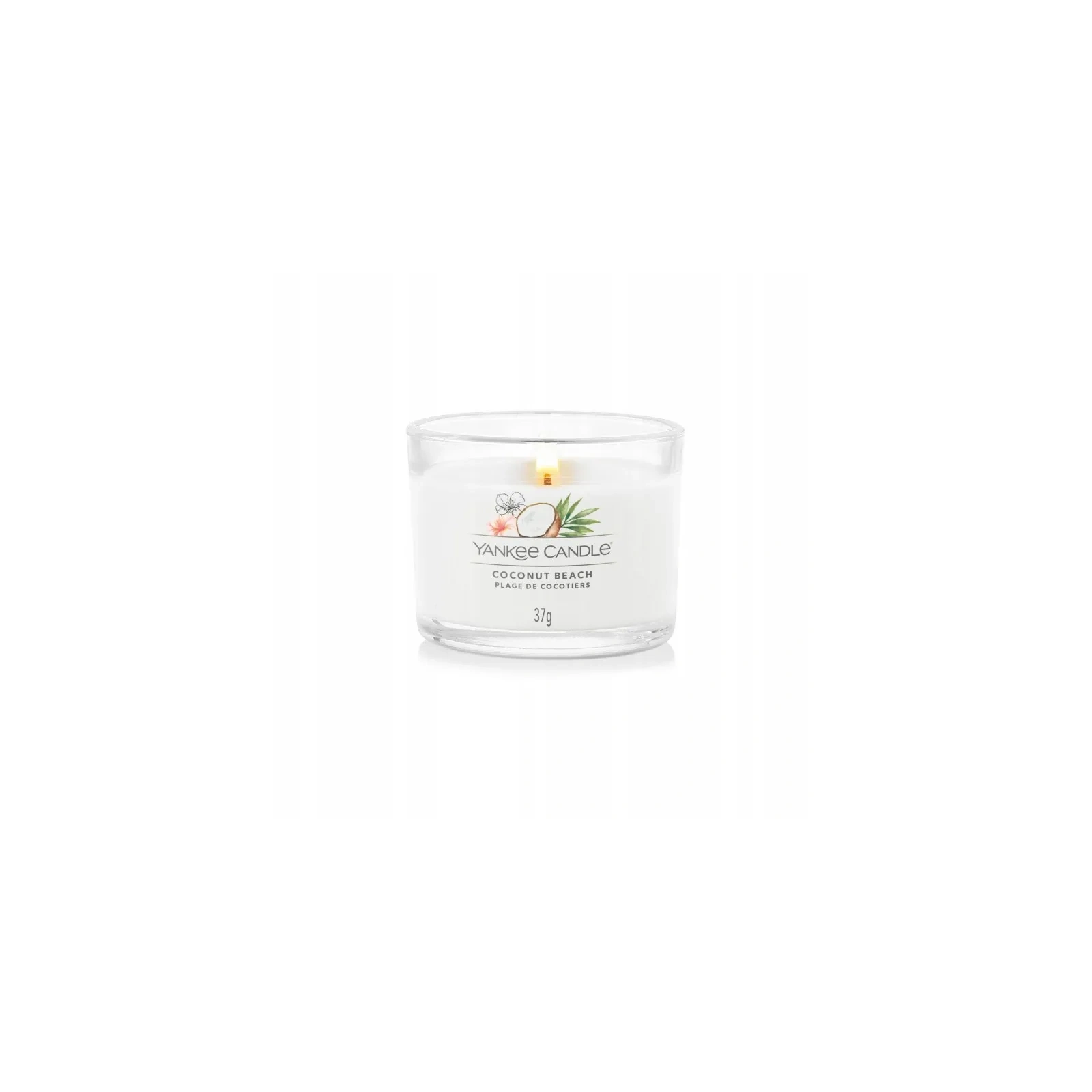 YANKEE CANDLE Signature Mini świeca w słoiku COCONUT BEACH 37g
