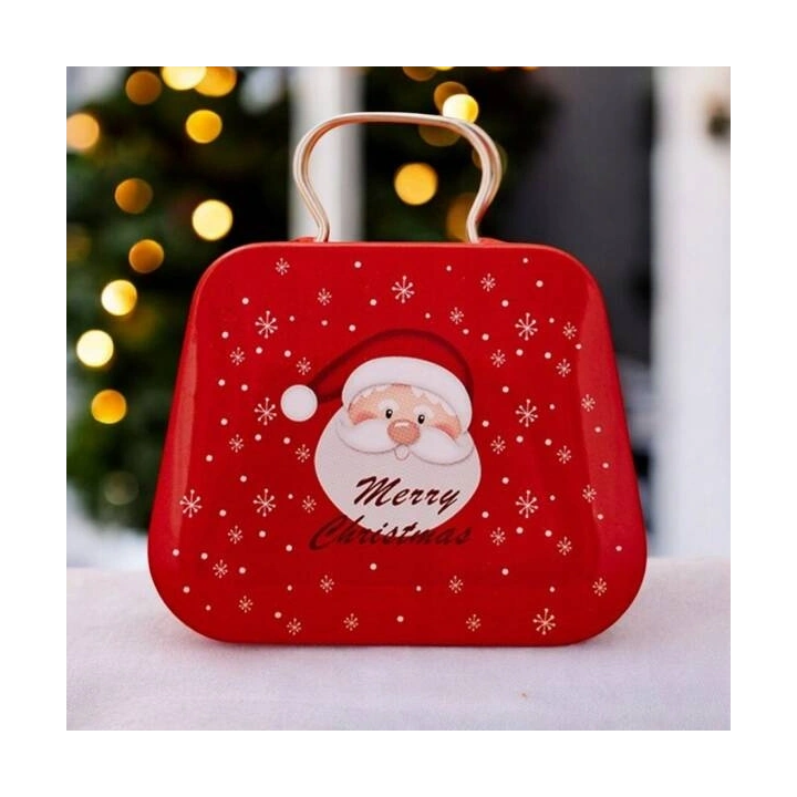 ECARLA mini pojemnik z uchwytem na cukierki 7x5,5cm Mikołaj KSN163 
