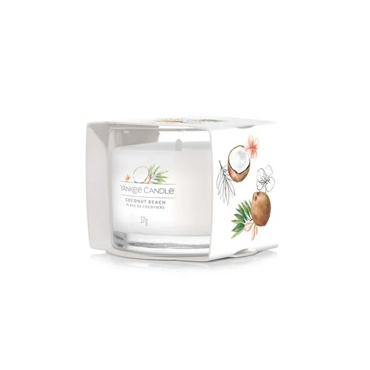 YANKEE CANDLE Signature Mini świeca w słoiku COCONUT BEACH 37g