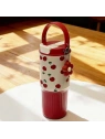 ECARLA kubek termiczny z uchwytem i ustnikiem 750ml Wisienki BD57