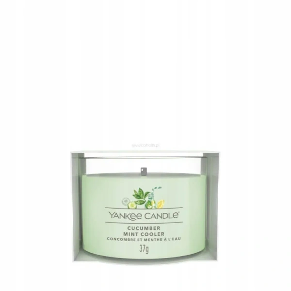 YANKEE CANDLE Signature Mini świeca w słoiku CUCUMBER MINT COOLER 37g