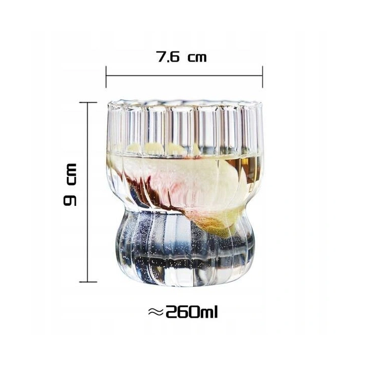 ECARLA pucharek z falowanymi ściankami 260ml SZK51 1szt