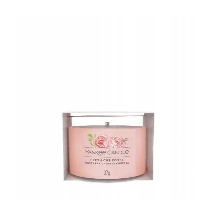 YANKEE CANDLE Signature Mini świeca w słoiku FRESH CUT ROSES 37g