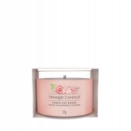 YANKEE CANDLE Signature Mini świeca w słoiku FRESH CUT ROSES 37g