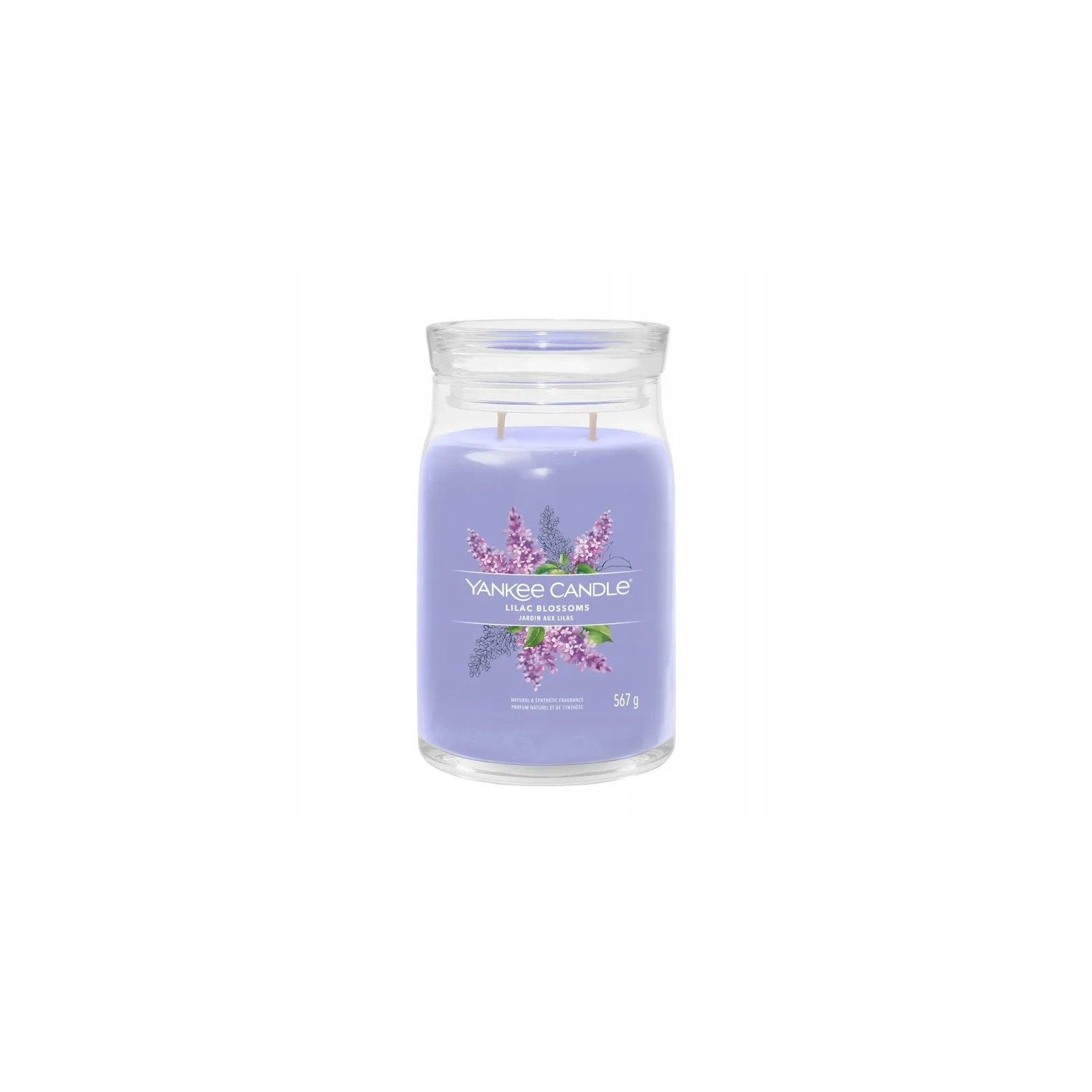 YANKEE CANDLE Signature Duża świeca w słoiku LILAC BLOSSOMS 567g